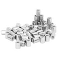 thumbnail image 1 of Female Thread Coupling Nut, 50Pcs Cylindrical Coupling Nut Stainless Steel  For Maintenance, 1 of 8
