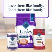 Blue Buffalo Basics Adult Dry Dog Food, Skin & Stomach Care, Turkey, Chicken Free, 11lb