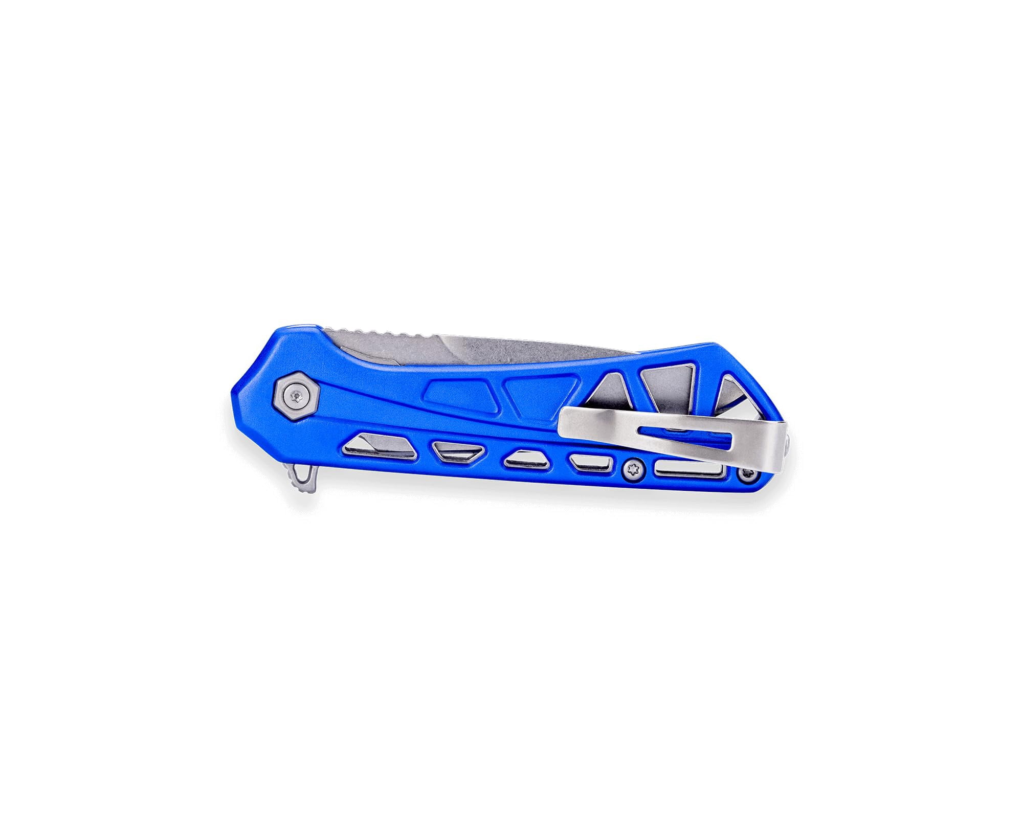 Buck Knives 812 Trace Partially-Serrated Pocket Knife, Blue