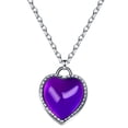 thumbnail image 3 of Mood Pendant Necklaces Adorable Ornament Accessory Charms Shimmer Color Changing Hugo Collares pendientes, 3 of 8