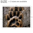 thumbnail image 2 of Paw Print Soft Polyester Indoor Rug - Stylish Right-Angle Floor Mat for Living Room or Bedroom - Durable and Easy to Clean - Backing - 5x7 Feet Area Rug for Home Decor, 2 of 6