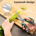 thumbnail image 2 of Deli Kitchen Scissor for General Use, Heavy Duty Kitchen Meat Shears, Stainless Steel Multi-function Scissors, Dishwasher Safe Cooking Scissors for Food Chicken Poultry Fish Pizza Herbs Cooking, 2 of 7