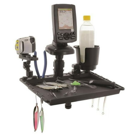 UPC: 0062017004556 | Scotty 0455 Bait Board and Accessory Tray – Black
