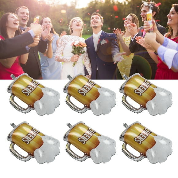 Chope de Bière Ballon, Décoration de Fond de Fête Ballons Polyvalents pour Mariage pour Anniversaire pour Anniversaire