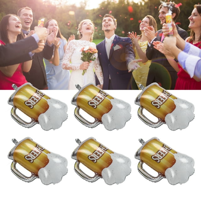 Beer Mug Balloon, Party Background Decoration Balloons Multipurpose for Wedding for Anniversary for Birthday