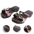 thumbnail image 6 of HYwys Wooden Slippers Clogs Sandals Geta Shoes Japanese Toe Open Cosplay Traditional Bathroom Shower Heeled Mules Summer Beach, 6 of 6