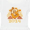 thumbnail image 4 of Inktastic 2024 Chinese New Year Dragon Girls Toddler Dress, 4 of 5