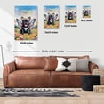 thumbnail image 5 of Welcome Spring Fairy French Bulldog in Flower Meadow Vertical Matte Canvas Poster Dog Lover Gifts Wall Art Home Decor - 13002, 5 of 5