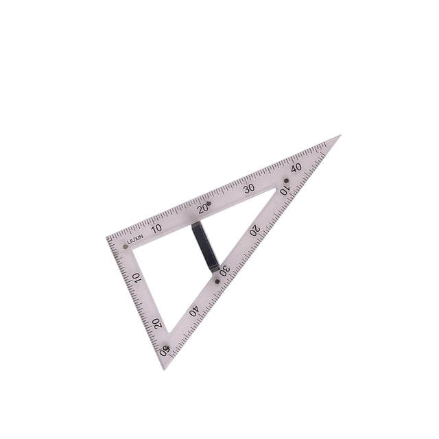 crativent Large Geometry Math Ruler Teaching Ruler Whiteboard Board Teachers Black for Protractor Clear 60 Degree Ruler