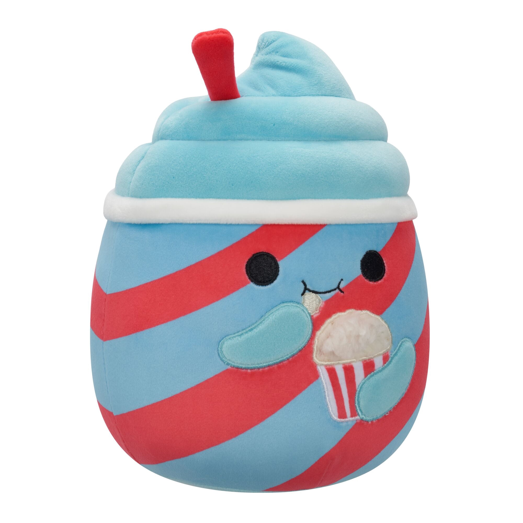 Squishmallows Official 7.5 inch Tucker the Slushie Eating Popcorn - Child's Ultra Soft Stuffed Plush Toy