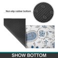 thumbnail image 6 of Blue Paisley and Floral Pattern Kitchen Rugs Sets Of 2,Anti Fatigue Kitchen Mat Rugs Non Slip Washable,Decorative Kitchen Floor Mats for Kitchen,Sink,Laundry,17"x30"+17"x47", 6 of 7