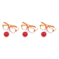 thumbnail image 2 of Billuyoard Funny Clown Red Nose Eyeglasses Novelty Costume Dress Party Up Fancy Type1 NO1, 2 of 6