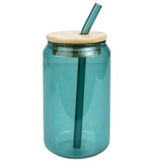 ANOTION Mason Jar with Lid and Straw, 32oz Wide Mouth Boba Cup Reusable  Drinking Glasses Tumbler Smo…See more ANOTION Mason Jar with Lid and Straw