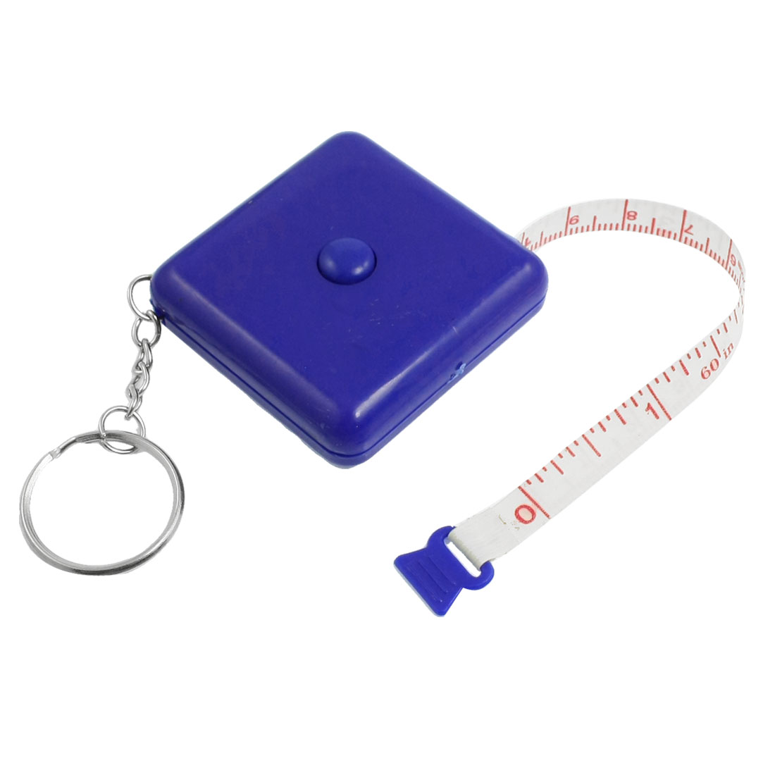 Tailor Sewing Blue Square Casing 1.5M Retractable Tape Measure Tool