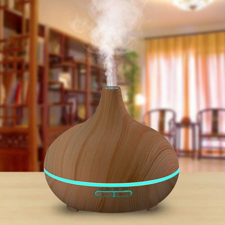 

Mittory Home Humidifier Essential Oil Diffuser Air Aroma Spray Steam Light Purifier