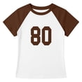 thumbnail image 3 of EYNMVR Women Short Sleeve Jersey Crop Tops Y2k Number Graphic Baby Tees Summer Teen Girls Crewneck Slim Fit T-Shirts, 3 of 3