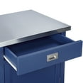 thumbnail image 4 of Linon Sydney Navy Apartment Cart, 4 of 7