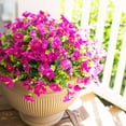 thumbnail image 3 of Flores artificiales HyeFlora Faux Fucsia Morning Glory x12, 3 of 9