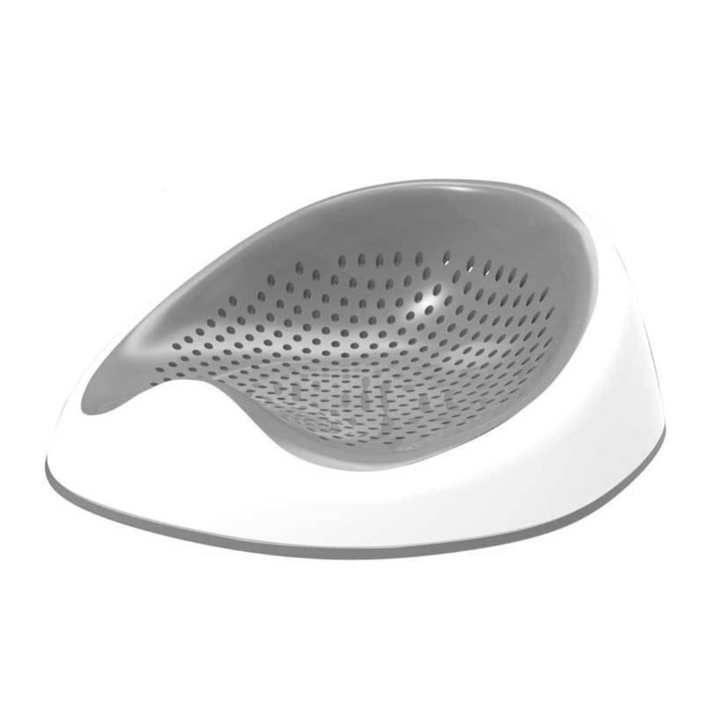 Baby Bath Support Silicone Newborn Boy Girls Bathing Chair Booster Gray