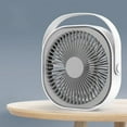 thumbnail image 2 of Ventilador de mesa Yoloke Fashion, ventilador de ventana USB para el hogar, recargable, pequeño, mini ventilador portátil de escritorio, a batería, grande, silencioso, eléctrico., 2 of 3