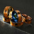 thumbnail image 6 of Xinyolin NFC Stainless Steel Phone Chip Dripping Oil Dual Dragon Pattern Smart Ring Gift, 6 of 8