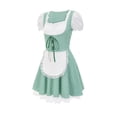 thumbnail image 4 of Disfraz Premium Disfraz bávaro Vestido de jardín de cerveza Disfraz elegante de Oktoberfest para mujer Kuymtek Verde T XL para Mujer, 4 of 9