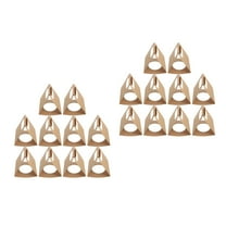 WORGEOUS 20 pcs  Single Cup Drink Carrier With Handle Coffee Cup Holder Portable Foldable Single Drink Carrier Cold Hot Drinks Holder For Take Out