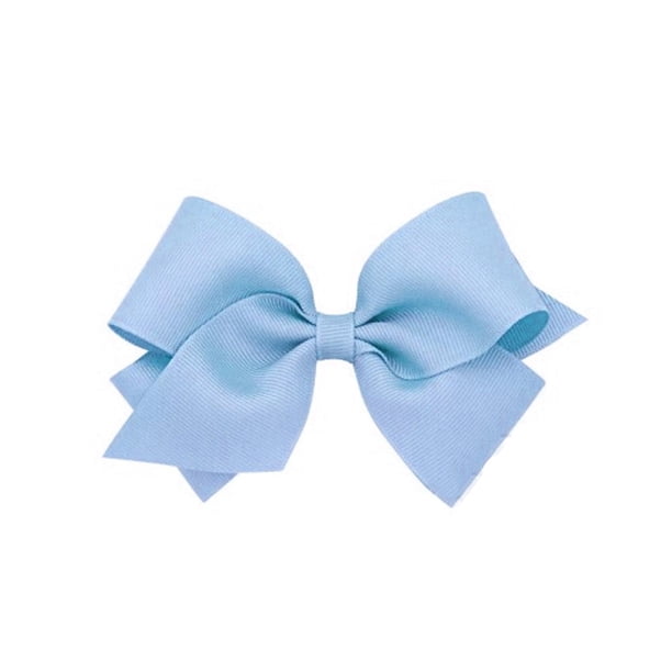 Moño pequeño Wee Ones grosgrain azul 4 x 3 clip 7662-BL