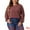 Purple Red, variant on Women's Plus Lace Crew Neck Long Sleeve Casual Blouse 4X Purple Red