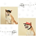 thumbnail image 4 of Pet Outdoor Sunbonnet Adjustable Sunshade Cat Dog Sports Cap Baseball Hat Headgear With Ear Holes, 4 of 9