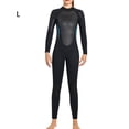 thumbnail image 5 of Greeniant Traje de buceo de alta eficiencia a prueba de frío de manga larga de una pieza estilo transpirable trajes de baño amigables con la piel traje Deportes acuáticos Mujer Negro L Greeniant OD020696-10, 5 of 5