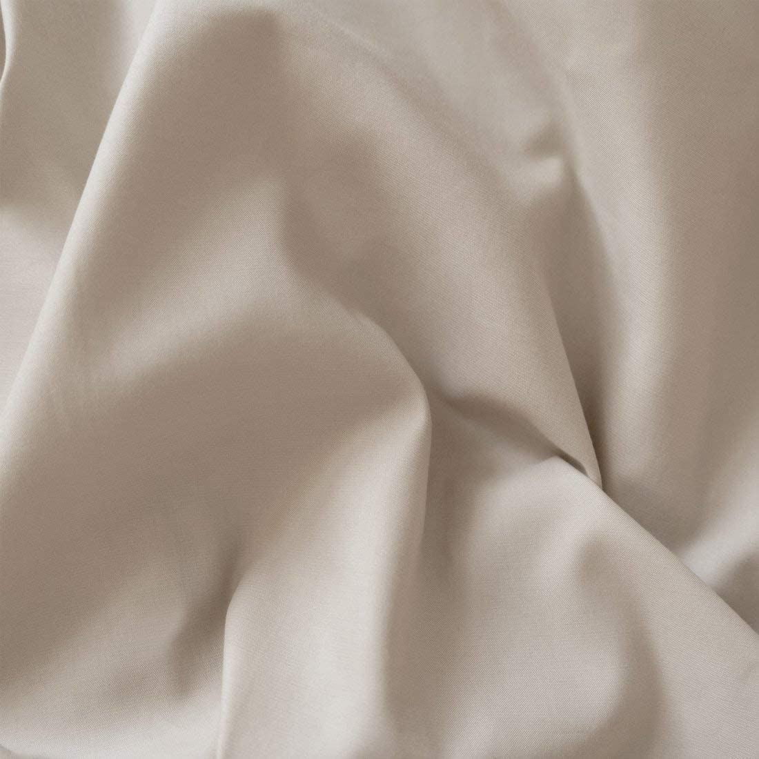 Silvon Silver Infused Bed Sheets Set | Woven with Pure Silver and Premium Breathable Supima Cotton (Full, Sand/Beige)