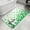Green, variant on Ombre Brown Polka Dot Bathroom Runner Rugs Non Slip Washable Absorbent Narrow Long Bath Mat Abstract Watercolor Geometric Runner Rugs for Kitchen Hallway Bedroom Laundry Study Room 31.5"x63"