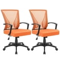 thumbnail image 2 of Alpinel Folding Chairs With Metal, Plastic, Metal And Plastic Seat, Portable Alpinel Folding Chairs For Wedding, Party And Office, Suited To Adults And Event Hosts, 2, Orange, 2 of 5