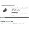 thumbnail image 2 of Tailgate Handle - Compatible with 2004 - 2014 Ford F-150 2005 2006 2007 2008 2009 2010 2011 2012 2013, 2 of 2