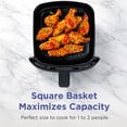 thumbnail image 3 of Magnavox 2.64Qt/2.5L 1,000-Watt Air Fryer with Touchscreen Controls, Rapid Air Technology, Non-Stick Coating, 8 Functions, Black, 3 of 18
