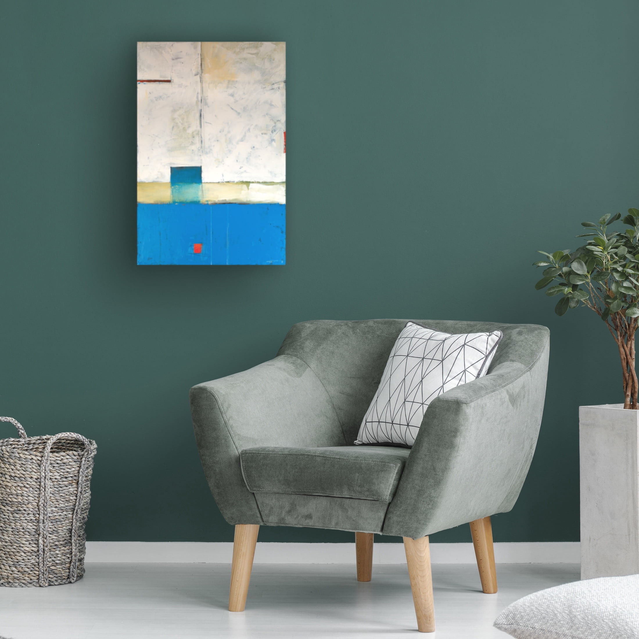 Canvas Wall Art - Tim Nyberg 'The Deep End' Wall Art for Living Room, Bedroom, or Office Décor by Trademark Fine Art - 22 x 32 Inches