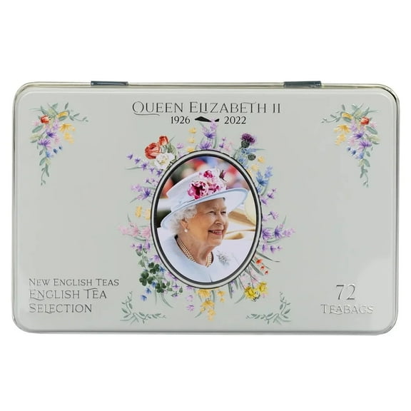 Queen Elizabeth II Platinum Jubilee English Tea Selection Assorted Blends 72 Teabags