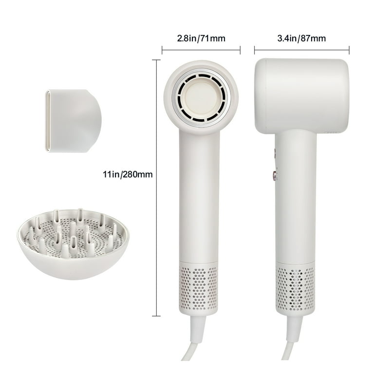 KFFKFF High Speed Hair Dryer, 102,000 RPM Brushless Motor