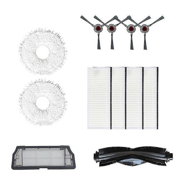 Filtro Hepa Compatible con aspiradora Ecovacs, cepillo lateral, pieza de paño de fregona