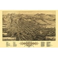 thumbnail image 2 of Stoner 32x22 Gold Ornate Wood Framed with Double Matting Museum Art Print Titled - Butte Montana - Stoner 1884, 2 of 4