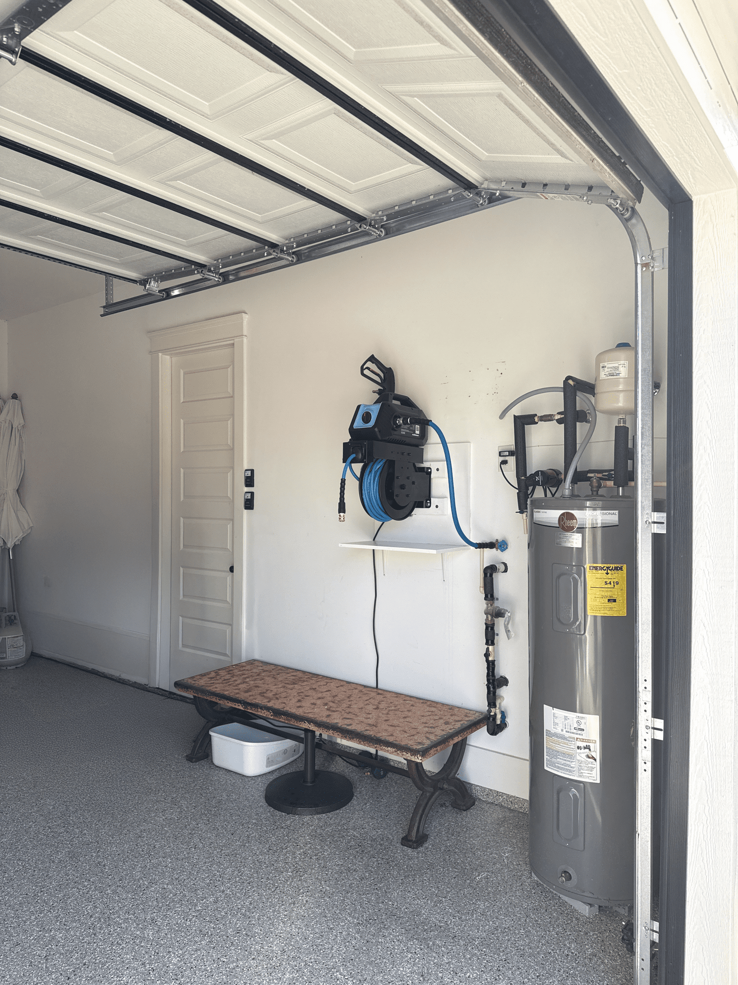 BluShield HumpBack 3000PSI All-in-One Pressure Washer System, Auto-Retractable Hose Reel, Industrial Pump, Accessories