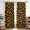 Sunflower Black Pattern, variant on Sunflower and Bee Green Pattern Pinch Pleat Semi Sheer Linen Curtains, Linen Sheer Panels with Hooks & Rings, Privacy Sheer Gifts for Office Kids Room Home Decor,40"x63"