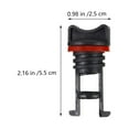 thumbnail image 3 of Miangastore 4Pcs Assorted Color Kayak Drain Plug Replacement Nylon for Boating, 3 of 8