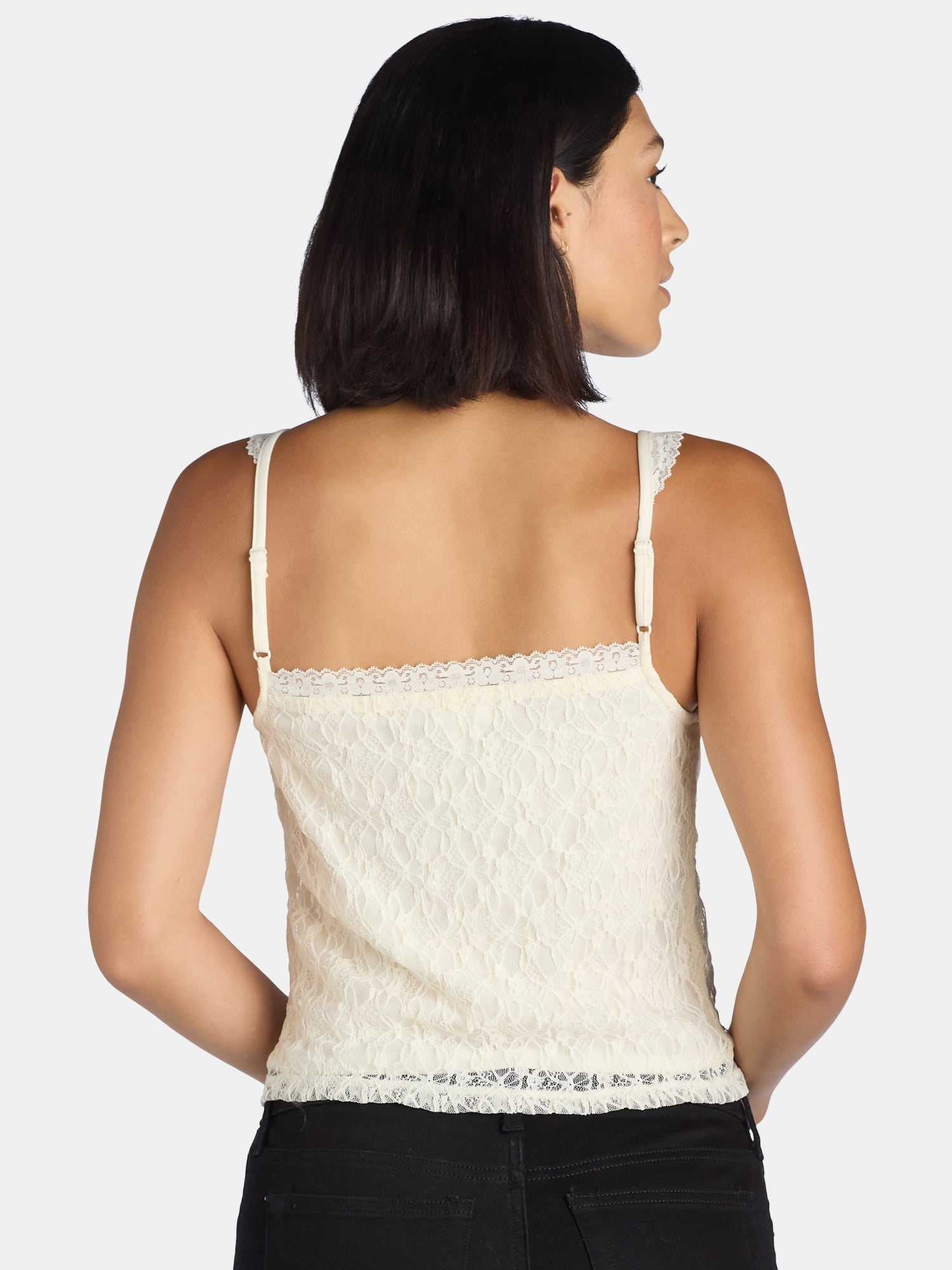 Self Esteem Women's Lace Corset Tank Top, Sizes XS-XL