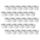 thumbnail image 1 of unbranded 30Ud Desechables De Aluminio Plata Ideales Para Repostería Y, 1 of 8