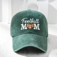 thumbnail image 2 of AWZXDE Embroidered FOOTBALL MOM Washed Baseball Cap Unisex Casual Outdoor Breathable Shade Hat, 2 of 3