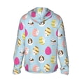 thumbnail image 3 of Balery Happy Easter Men's Women's UPF 50+ Sun Protection Lightweight Hoodie Performance Long Sleeve Shirt for Fishing Running-Large, 3 of 9