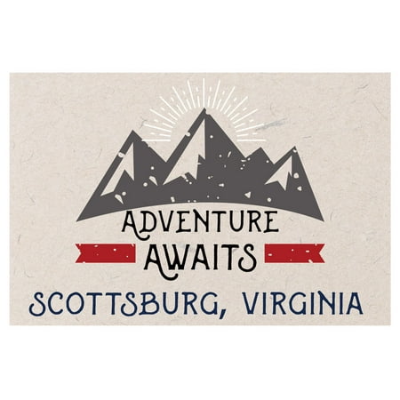 

Scottsburg Virginia Souvenir 2x3 Inch Fridge Magnet Adventure Awaits Design