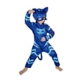 thumbnail image 3 of Pijama azul para niños y niñas, traje de Héroe de Anime con máscara, ropa de Cosplay, fiesta de cumpleaños de Halloween, regalo para niños, 3 of 4
